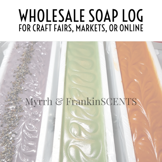 Wholesale Soap Log | Lemon Poppyseed