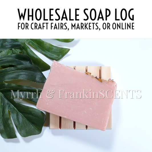Wholesale Soap Log | Rosewater Geranium