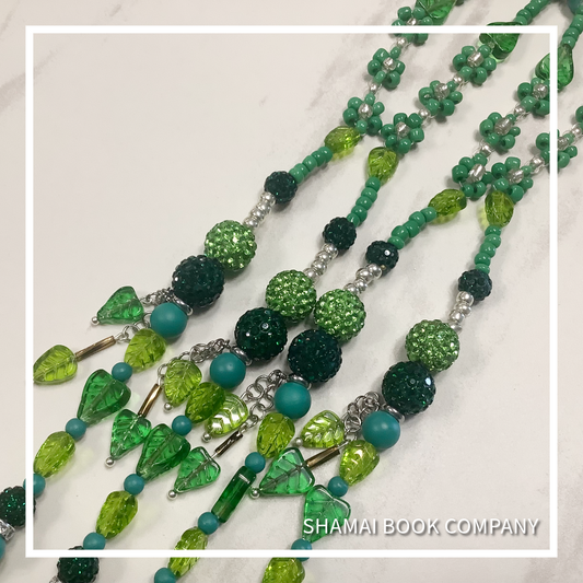Beaded Tassel Set | 004 Garden Green