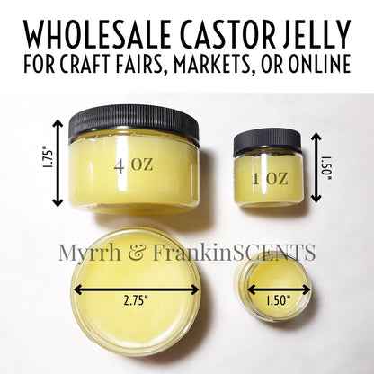 Bulk Wholesale Castor Jelly | White Label for Craft Shows, Markets, and Vending Events