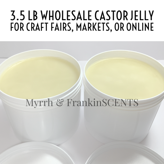 Bulk Wholesale 56 oz Castor Jelly Base | White Label for Craft Shows, Markets, and Vending Events