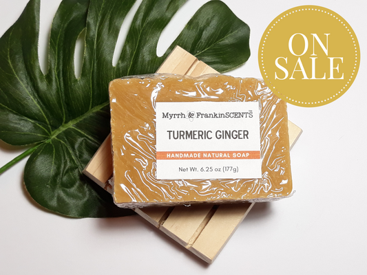 "Turmeric Ginger" Face & Body Bar | Handmade Soap